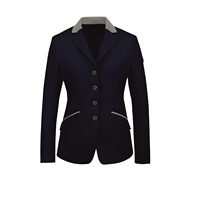 Chaqueta ecuestre Premium para espectáculo de equitación Ropa ecuestre Abrigo de equitación en tela técnica a precios al por mayor a granel