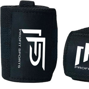 Muñequeras resistentes de alta calidad para entrenamiento de hombres fuertes y levantamiento de pesas Tamaño personalizable Unisex - Product Image 1