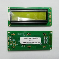 Usine lcd 1602 matrice de points COB bleu/noir/rouge/vert écran i2c 16X2 caractère numérique FSTN/FTN monochrome MPU tft lcd module