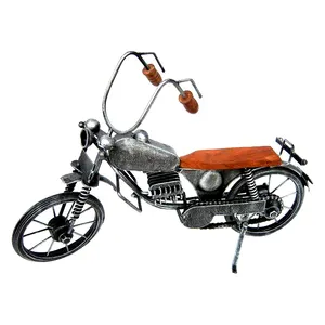 Modern Decoration Wrought Iron motor Bike Premium quality metal Cycles Manufacturers at low price