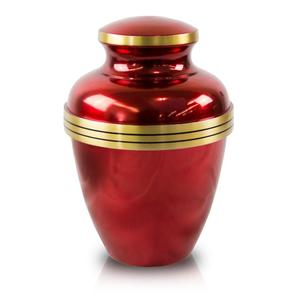 Urna de cremación de latón hecha a mano de estilo americano para adultos, precio al por mayor, proveedor detallado de suministros funerarios indios - Product Image 1
