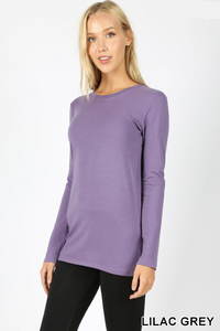 Womens <b>T</b> <b>Shirt</b> Crew Neck Long Sleeve Cotton Stretch Top for Women Blank Ladies <b>T</b> <b>Shirts</b> Long Sleeve with Custom Printing Service - Product Image 3