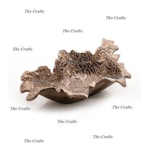 Bol décoratif en aluminium, design unique, bol de service pour aliments, taille et forme personnalisées, bol pour fruits secs, chocolat - Product Image 3