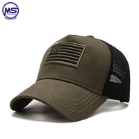 Topi Baseball Bordir 6 Panel Bahan Polyester/Katun Full Mesh Dry Fit Unisex, Laris untuk Dewasa, Cocok untuk Olahraga Luar Ruangan