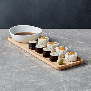 Fusion traditionnelle bois moyen servant pour fruits collations planche de service en bois pour cuisine maison Restaurant quantité en vrac en gros - Product Image 1