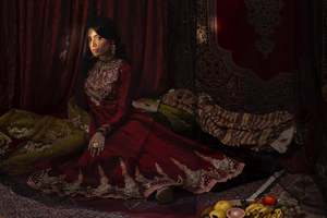 Kurti Largo de Alta Calidad para Fiesta, Hecho en India y Pakistán, de Algodón, Seda y Viscosa - Lo Mejor de la Historia - Product Image 2