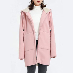 Sudadera con capucha de algodón de alta calidad para mujer, sudadera informal de manga larga decorada con cristal, ropa de calle de invierno con logotipo frontal, venta al por mayor - Product Image 2