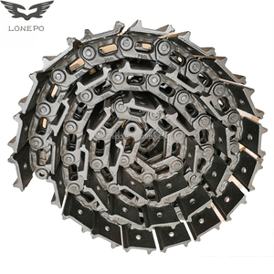 Cadena de pista de Mini excavadora PC40 PC50 PC56 <span class=keywords><strong>PC60</strong></span>, conjunto de enlace de pista con grupo de zapatos para la venta - Product Image 1