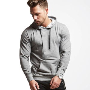 Nouvelle mode cordon pour sweats à capuche hommes automne hiver athlétique sweats à capuche en coton vêtements de sport Gym Fitness sweat à capuche d'entraînement - Product Image 6
