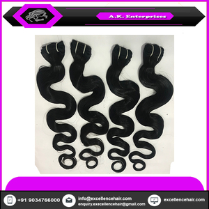 ผมต่อแบบตรงผมมนุษย์ระดับพรีเมี่ยม100ก. ผมทอสีดำธรรมชาติบริสุทธิ์จากอินเดีย100% - Product Image 2