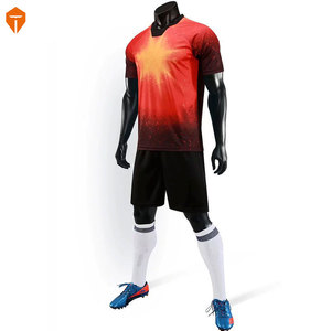 Ensemble de maillots de football personnalisés 2021, 100% polyester, unisexe, pour adultes, par Tropic Edge Sports - Product Image 5