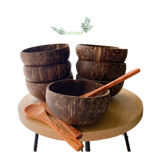 Cuenco de cáscara de coco 2025 más vendido y de tendencia caliente pequeño Vietnam Natural para juego de velas logotipo láser grabado hecho en Vietnam - Product Image 1