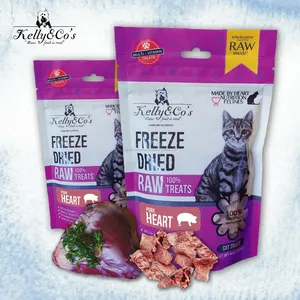 Kelly & Co的冻干猪心宠物食品处理天然优质蛋白质营养稳定保质期