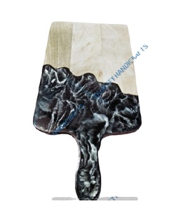 Tabla de Cortar y Servir de Madera de Mango de Alta Calidad, 43x22cm, para Preparación de Alimentos en la Cocina, para Queso y Pizza - Product Image 1