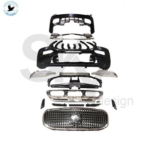 Kit de carrocería para Benz GLS400 <span class=keywords><strong>2021</strong></span> 450, mejora a GLS480 580, parachoques trasero y delantero, pedal lateral, MYB X167 GLS, <span class=keywords><strong>600</strong></span> - Product Image 3