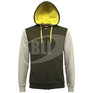 Sudadera con capucha y cremallera personalizada para hombre, 100% poliéster, forro polar grueso, chándal de gimnasio personalizable - Product Image 2