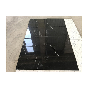 Etiquettes de marbré noir naturel, carrelage de haute qualité en marbre noir, pour comptoir de sol, décoration, fournisseur turc - Product Image 1