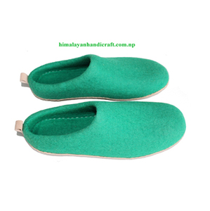 Chaussons en feutre de laine de mouton faits à la main de l'Himalaya, légers, antidérapants, pour intérieur et extérieur - Product Image 3