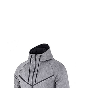 Private label customer demand <b>top</b> quality new latest striped design gym fitness cotton fleece winter wear <b>zipper</b> man tracksuits - Product Image 4