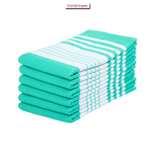 Serviette de cuisine en coton biologique de qualité supérieure, best-seller en gros, Orchid Impex, provenant du Tamil Nadu, coton biologique, séchage rapide, haute absorption - Product Image 1
