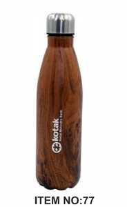 ขวดน้ำไม้ทรงโค้ล่า ดีไซน์ทันสมัย เก็บความร้อน-เย็น ปิดสนิท ไม่รั่วซึม เหมาะสำหรับเป็นของขวัญ ใช้ในสำนักงาน โรงเรียน มหาวิทยาลัย - Product Image 6
