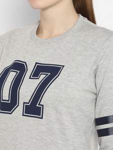 100% Cotton Hot Sweatsuits for Women Long Sleeve Winter Fashion Tracksuits Crew Neck <b>Jumper</b> for Daily Wear Solid Cropped - Product Image 6