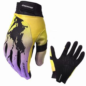 Guantes de carreras de dedo completo unisex Guantes transpirables para ciclismo de montaña con refuerzo para hombres/mujeres para senderismo y equitación - Product Image 5