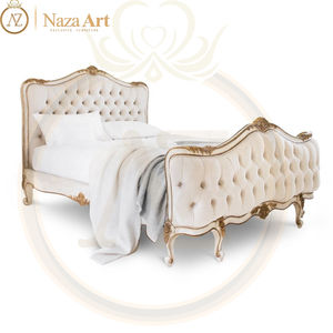 Best Quality French Design Solid Wood Bed <b>Frame</b> Soft and Elegant Style - Product Image 1