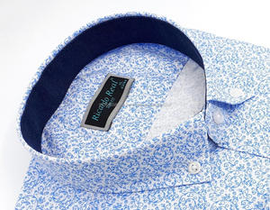 Elegant <b>Men</b> <b>Shirts</b> <b>Long</b> <b>Sleeve</b> Floral Pattern Poplin Breathable Cotton <b>Shirt</b> Made in Turkey Best Selling - Product Image 3