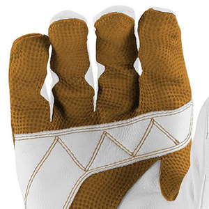 Guantes de béisbol de alta calidad para hombre, manoplas personalizadas para bateo de Softball, color blanco y marrón, nueva - Product Image 4