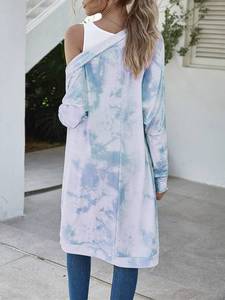 Atractivo traje de playa de verano para mujer, bata de rayón, tinte de corbata, Kimono bohemio de vacaciones - Product Image 2