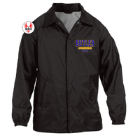 Veste de coach pour femmes avec broderie de la sororité Sigma Gamma Rho |   Veste à Ligne Croisée Personnalisée pour Femmes Brodée de la Sororité SGRho