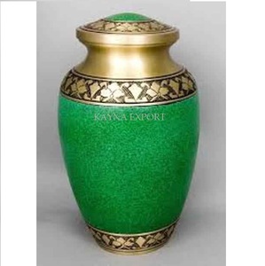 Urna de cremación para adultos púrpura de latón, urnas para adultos de aleación sólida grabadas en latón más vendidas a precios asequibles disponibles al por mayor - Product Image 3