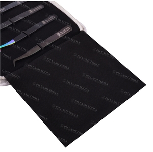 Funda elástica con cremallera blanca para 8 pinzas, un lugar seguro para guardar tus delicadas y útiles pinzas - Product Image 4