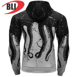 Sudadera con Capucha de Alta Calidad, de Algodón y Poliéster, con Diseño Completo por Sublimación, Sudadera Personalizada con Estampado por Sublimación para Hombre - Product Image 2
