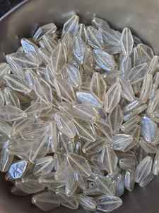 Handcrafted Exquisite Yellow Oval Sliced <b>Glass</b> <b>Beads</b> Handblown with Latest Design for <b>Lampwork</b> & <b>Crystal</b> Art - Product Image 4