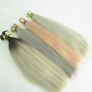 Extensiones de cabello humano 100% sedoso, pelo virgen sin procesar, venta al por mayor, oferta de verano - Product Image 6