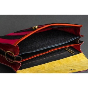 Bolsos pequeños de hombro para axilas de moda para mujeres jóvenes, bolsos elegantes de color malteado puro, bolsos cruzados bonitos de cuero genuino - Product Image 2