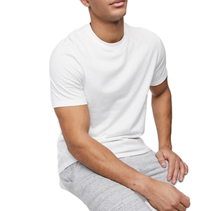 Design personnalisé en coton T-shirts pour hommes High Street Style à manches courtes Summer Streetwear Casual Blank O-Neck 220g Weight - Product Image 5