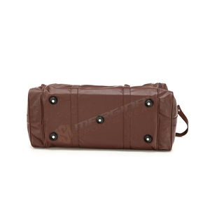 Bolsa de lona de cuero genuino para hombres y mujeres durante la noche FIN DE SEMANA deportes gimnasio Duffle con cierre de cremallera bolsa de viaje - Product Image 2