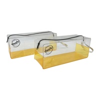 Sac de toilette transparent en PVC tendance