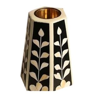 Brûleur d'encens Bakhoor incrusté de nacre classique fait à la main pour usage religieux MOP Mubkhar brûleur inde diffuseur d'aromathérapie pour - Product Image 4