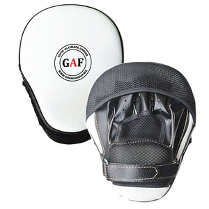 GAF hecho a medida Muay Thai Taekwondo entrenamiento punzonado lucha PU cuero boxeo enfoque objetivos redondos almohadillas mitones - Product Image 4