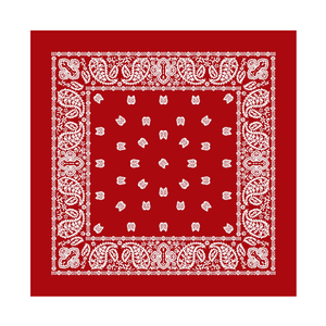 All Colour Organic Cotton <b>Chiffon</b> Silk Screen Printed Bandana <b>White</b> Paisley Pattern Ethnic Style Square Scarf Rajasthan for - Product Image 1