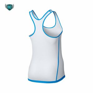 Dernier été à séchage rapide Racerback débardeur pour dames motif floral conception personnalisée Sexy Sublimation impression XS taille meilleur prix - Product Image 5