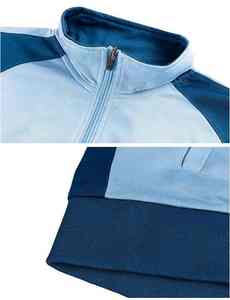 Two-Piece Plus Size Track Suit Set Full <b>Zip</b> Jacket with <b>Hoodie</b> and Long Sleeves Two <b>Zip</b> <b>Pockets</b> Bottoms - Product Image 3