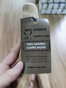 PALITAS DE MADERA DE CAFÉ PARA MASCOTAS al mejor precio al por mayor - Product Image 2