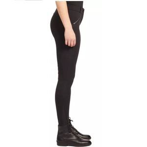 Pantalones de equitación personalizados Ropa ecuestre Ropa deportiva Pantalones Medias Venta al por mayor Pantalones de equitación de silicona elásticos de 4 vías - Product Image 4