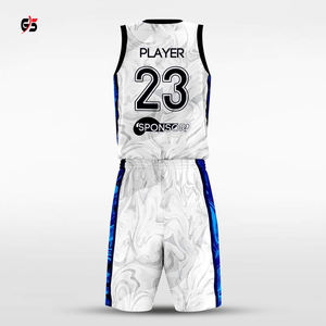 Uniforme de basket-ball haut de gamme, ensemble short de sport unisexe, vêtements en tissu 100% Polyester avec impression personnalisée de haute qualité - Product Image 2