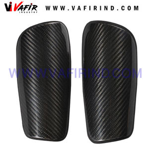 Haute Qualité Meilleure Vente En Fiber De Carbone Protège-tibias de Football Sport Protège-tibias Avec dos Doux VI-SG059 - Product Image 3